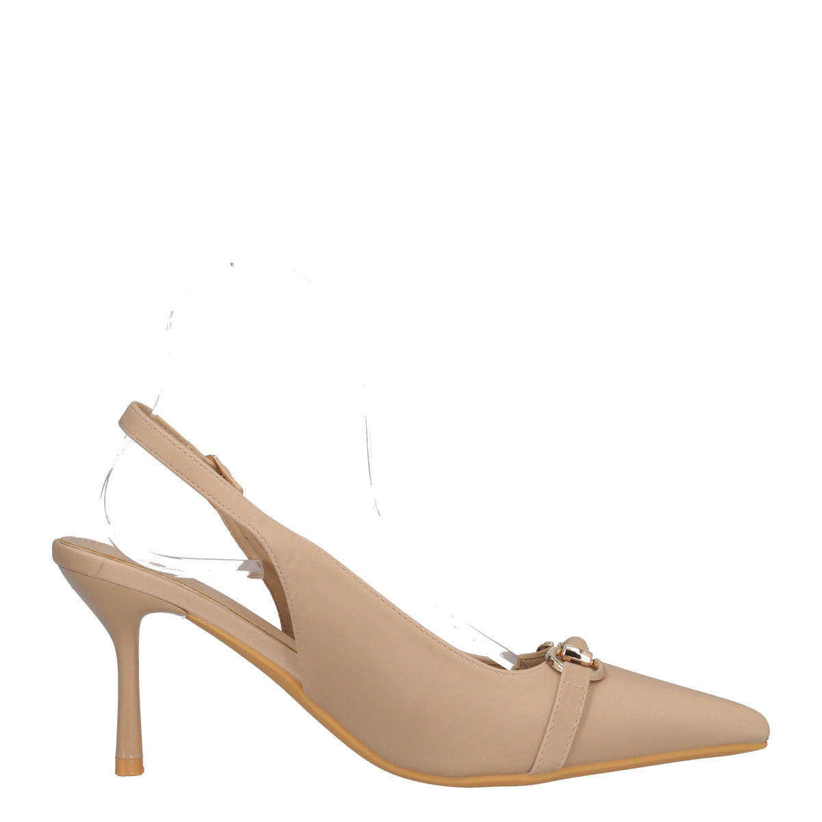 Slingback Donna Nude