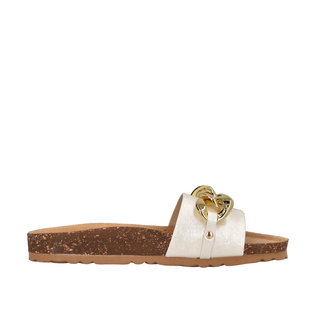 Ciabatte Donna Bianche e Oro