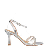 Sandali con Tacco Donna Argento