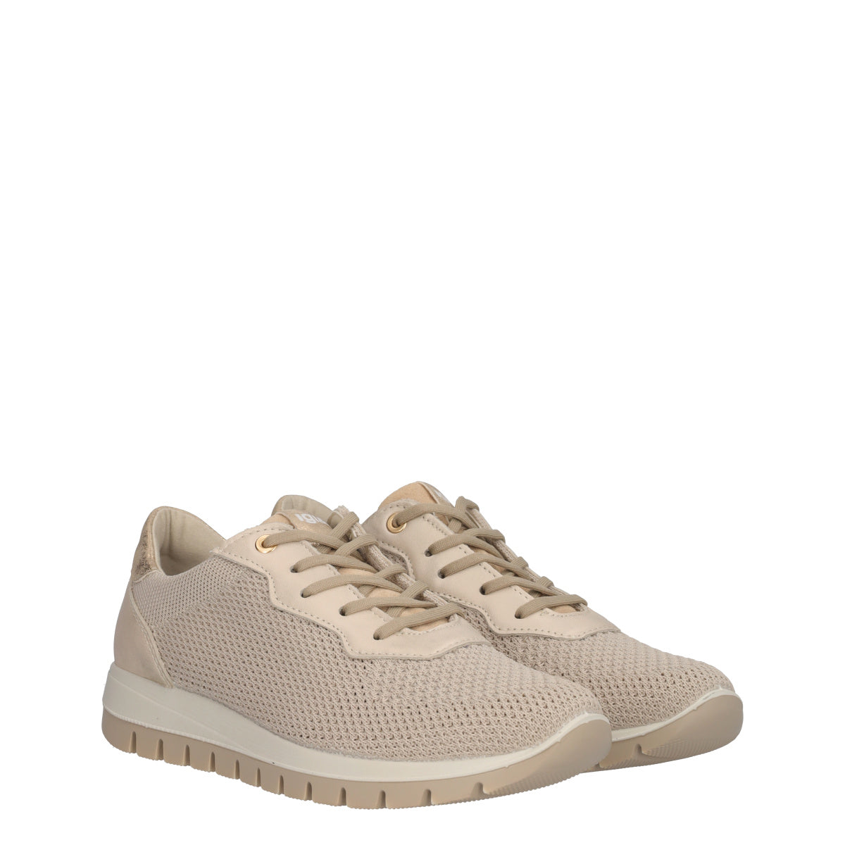 ELLEN Sneakers Donna Crema e Oro