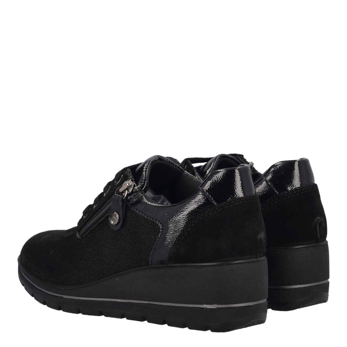 ENVAL Stringate Comfort Donna Nere