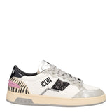 Sneakers Donna Argento e Bianche