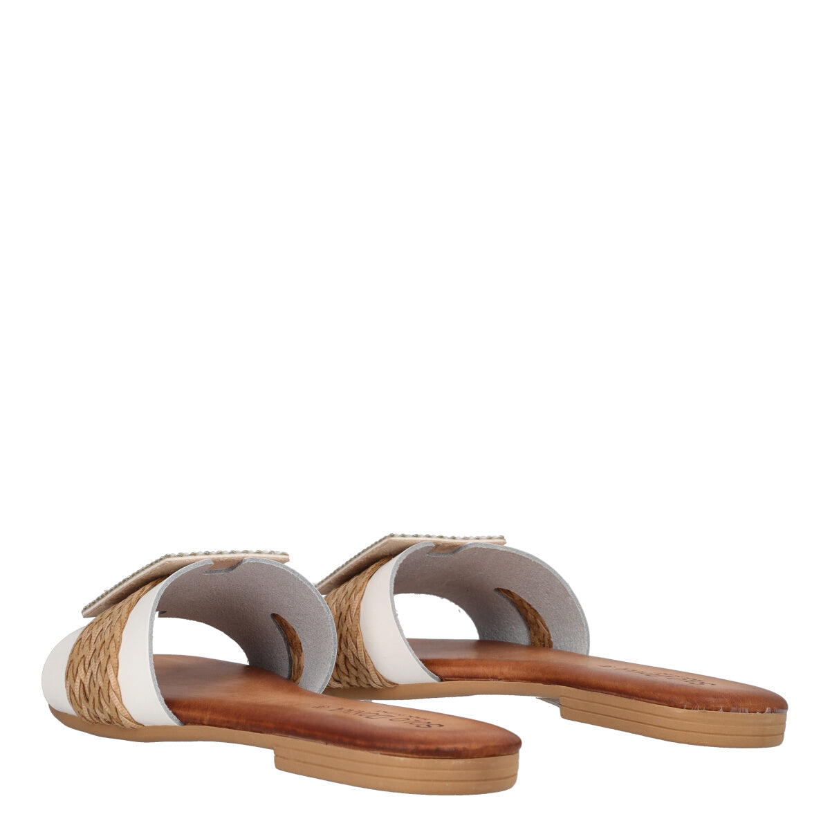 Ciabatte Donna Bianche e Beige