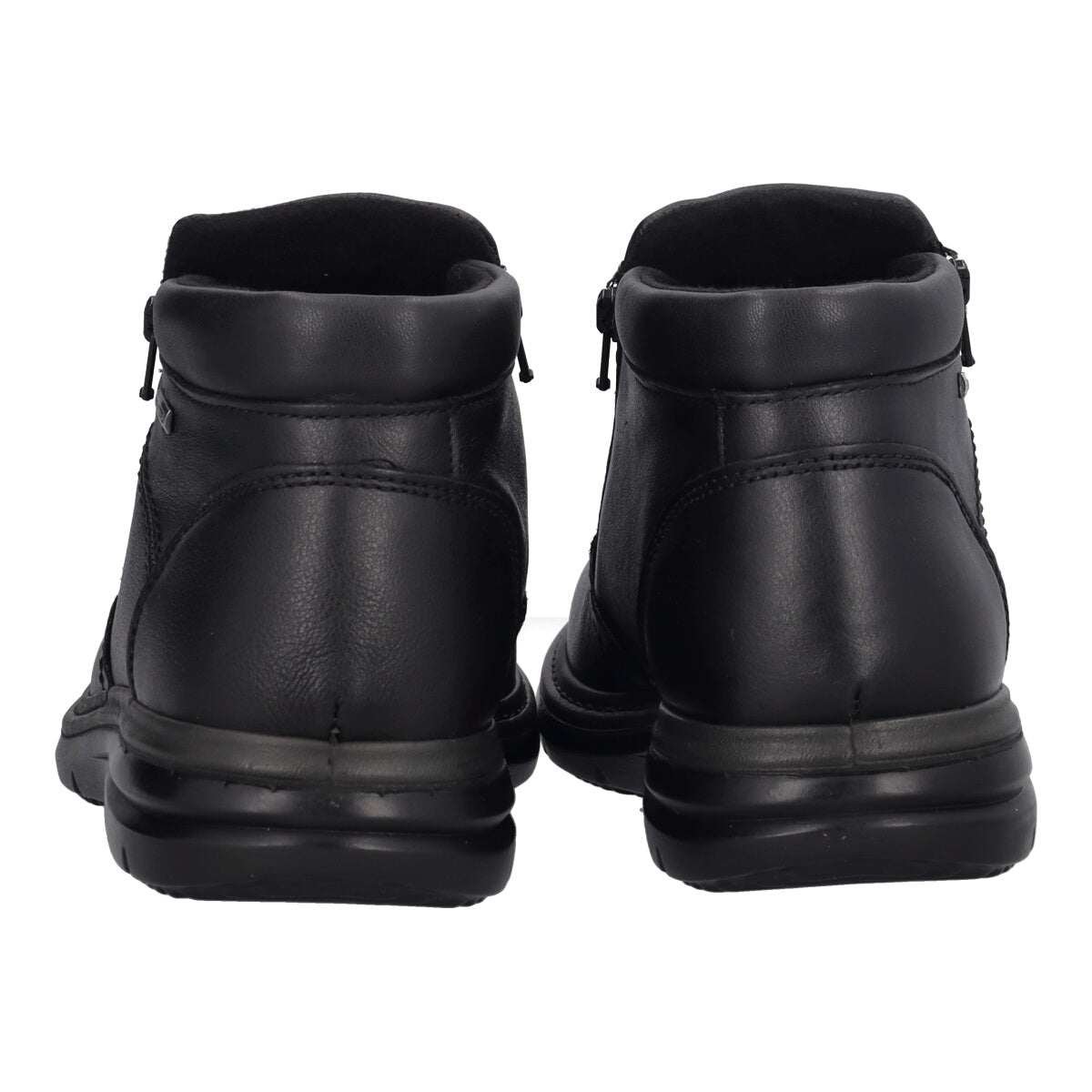 Stivaletti Comfort Uomo Neri in Pelle