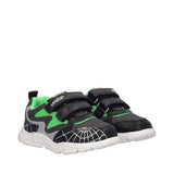 FLUID Sneakers Bambino Nere e Verdi