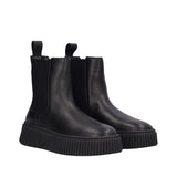 SURF Stivaletti Donna Neri in Pelle