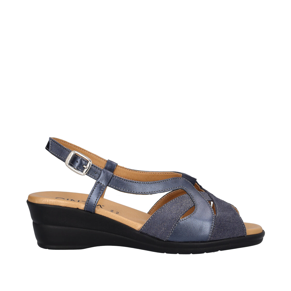 Sandalo Donna Blu Perla