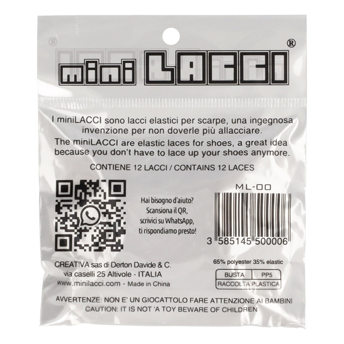 Mini Lacci Bianchi