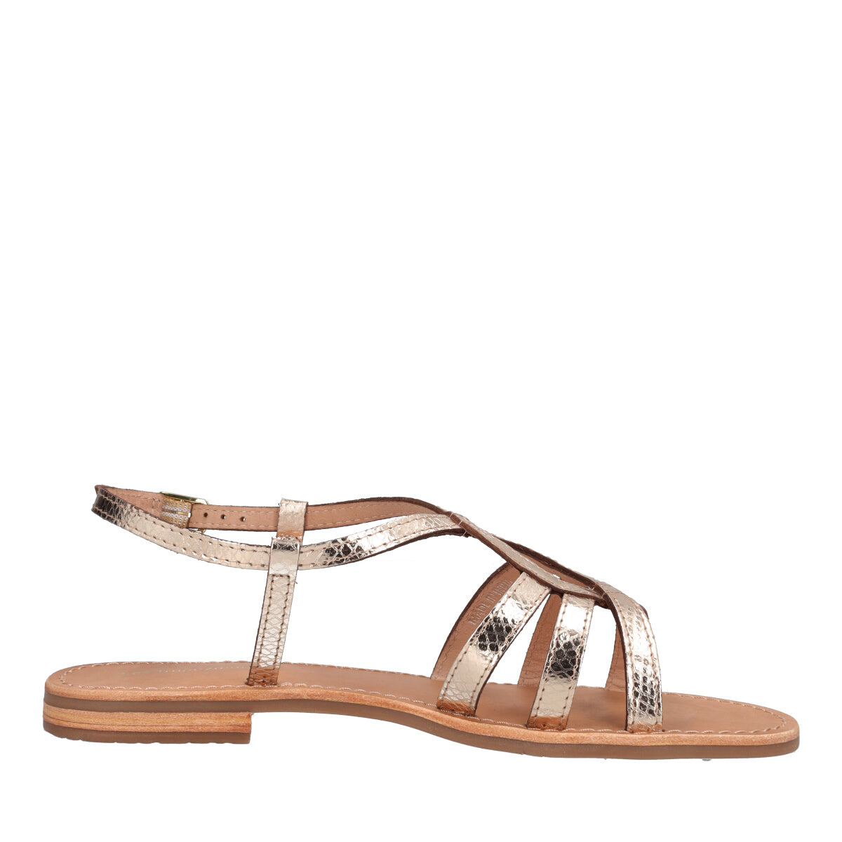 Sandali Donna Oro Pitonato