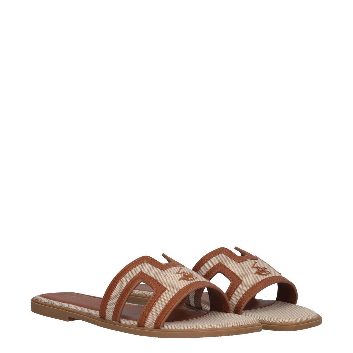 MINA CVS Ciabatte Donna Beige e Marroni