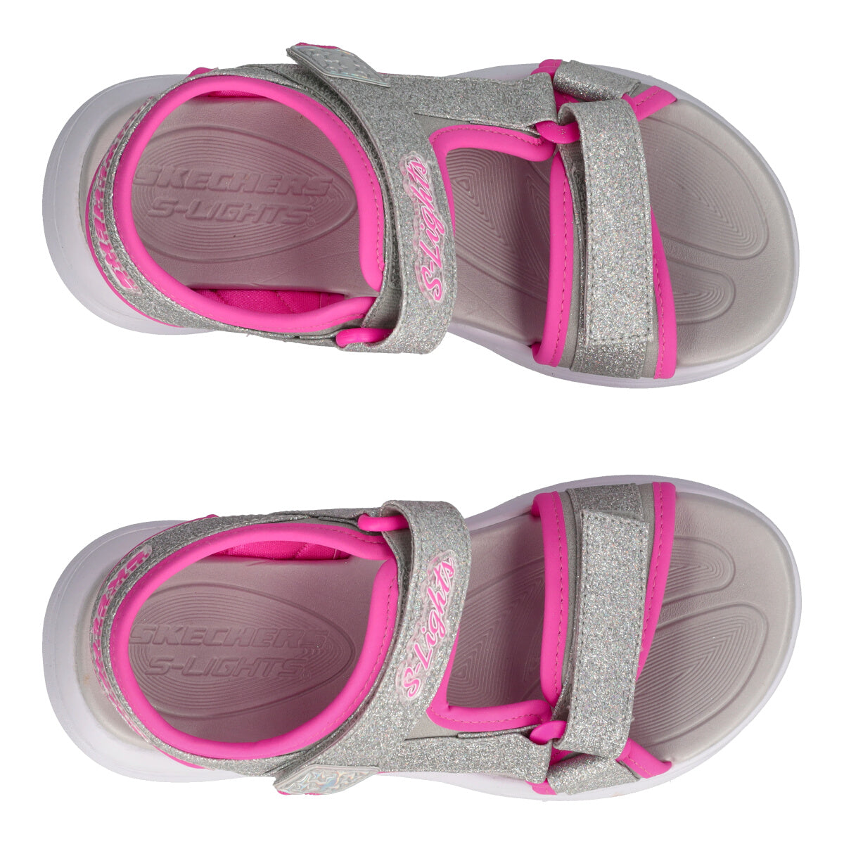 SOLA GLOW SANDAL Sandali Bambina Argento e Fucsia