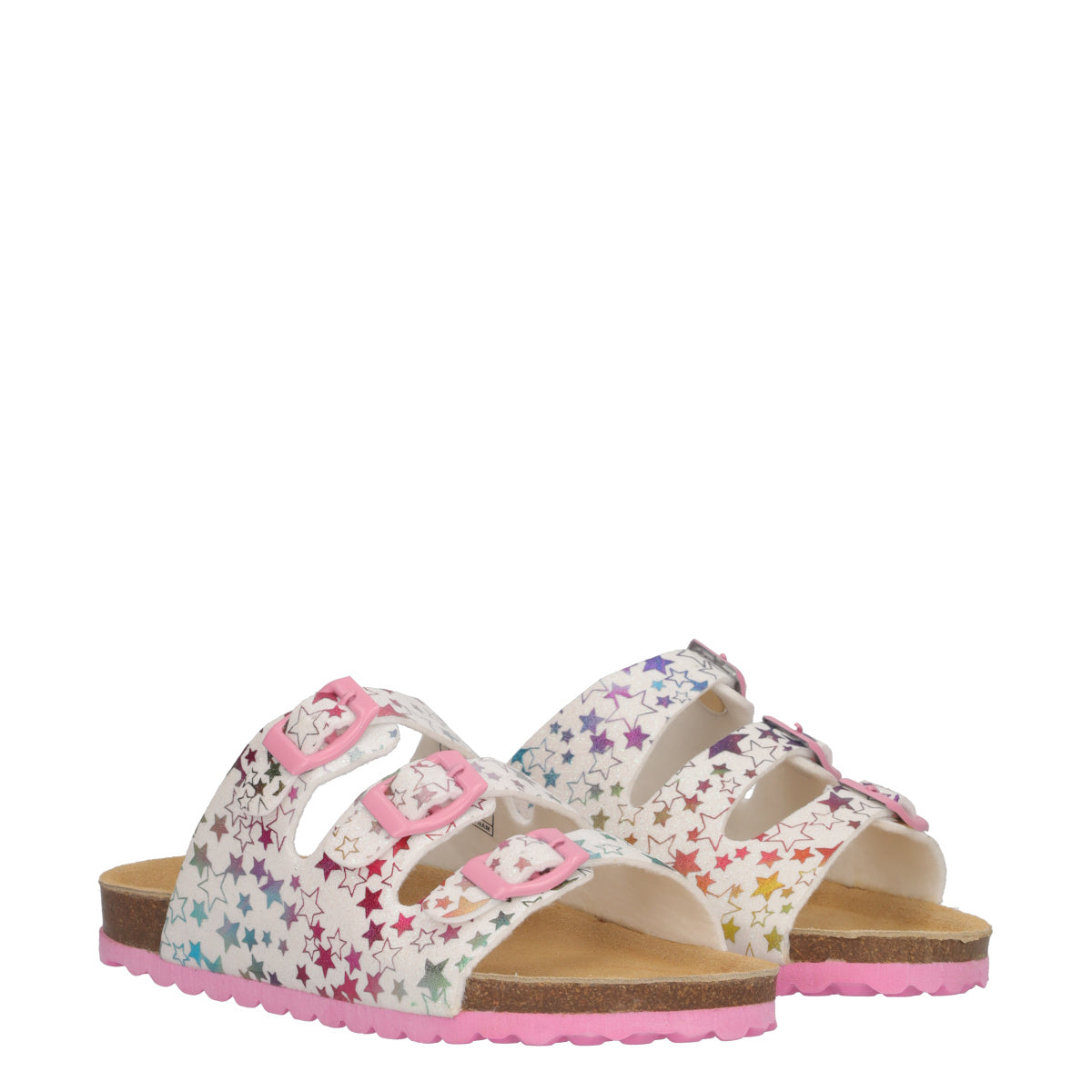 Ciabatte Bambina Bianche e Rosa