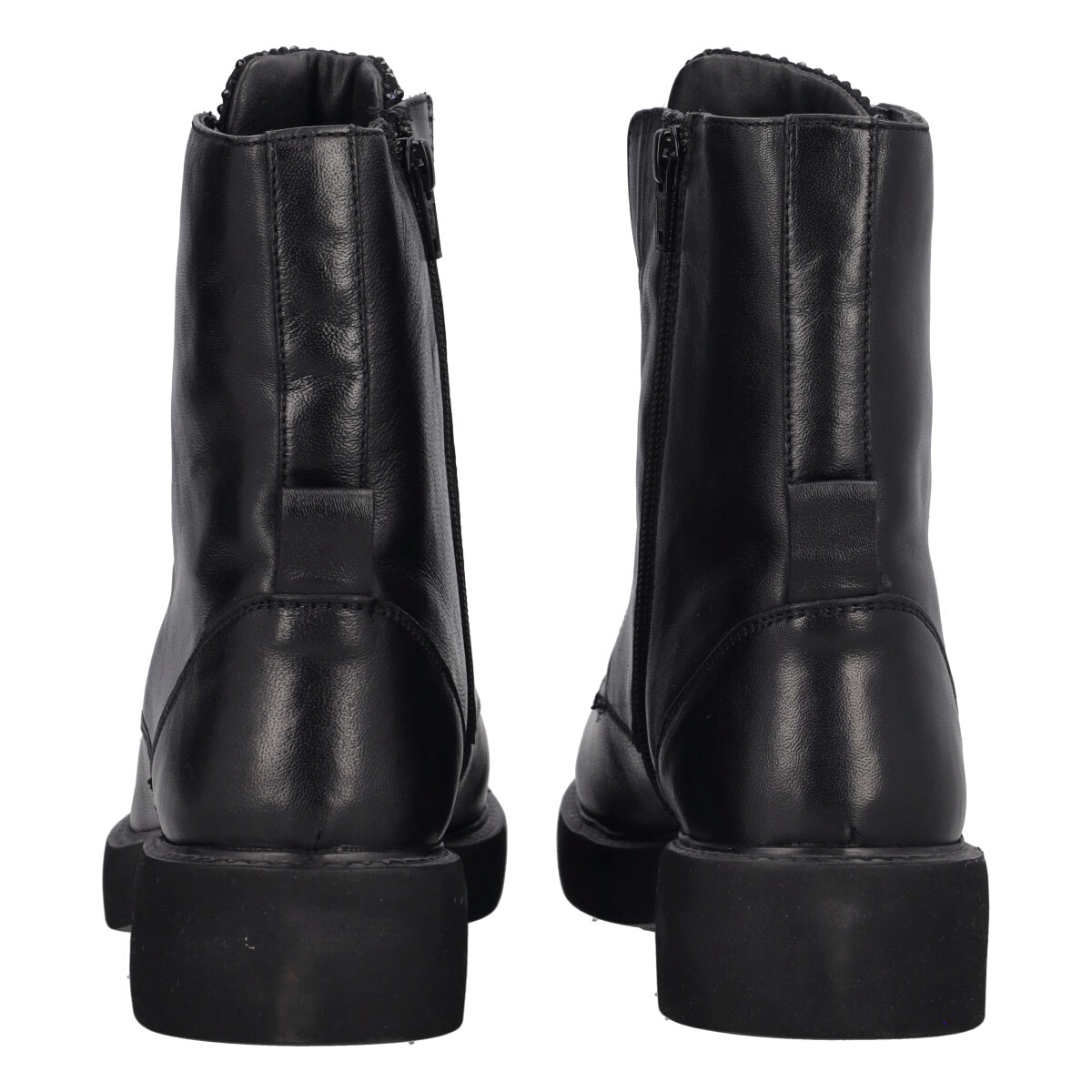 Anfibi Donna Neri in Pelle