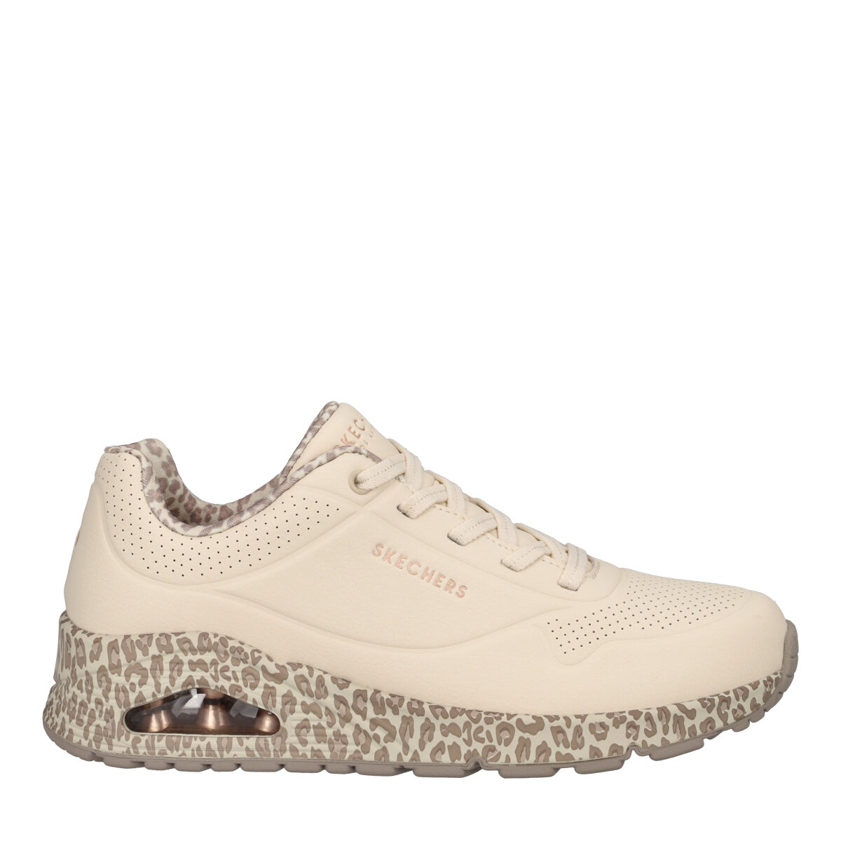 UNO Sneakers Donna Beige e Animalier