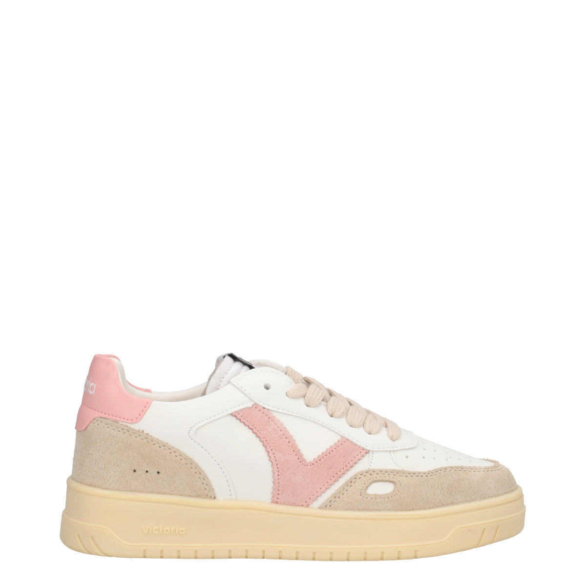 Sneakers Donna Bianche, Beige e Rosa