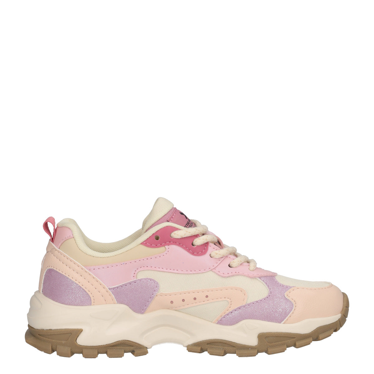 Sneakers Bambina Beige e Rosa