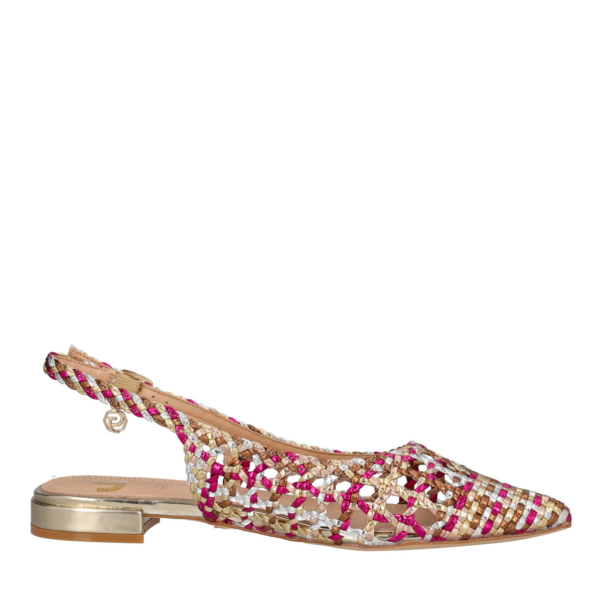 Slingback Donna Multicolor e Metallizzato