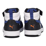 REBOUND V6 MID AC PS Sneakers Junior Blu, Nere e Bianche