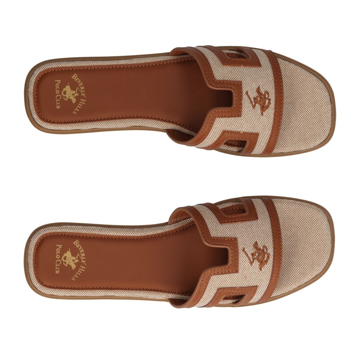 MINA CVS Ciabatte Donna Beige e Marroni