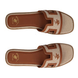 MINA CVS Ciabatte Donna Beige e Marroni