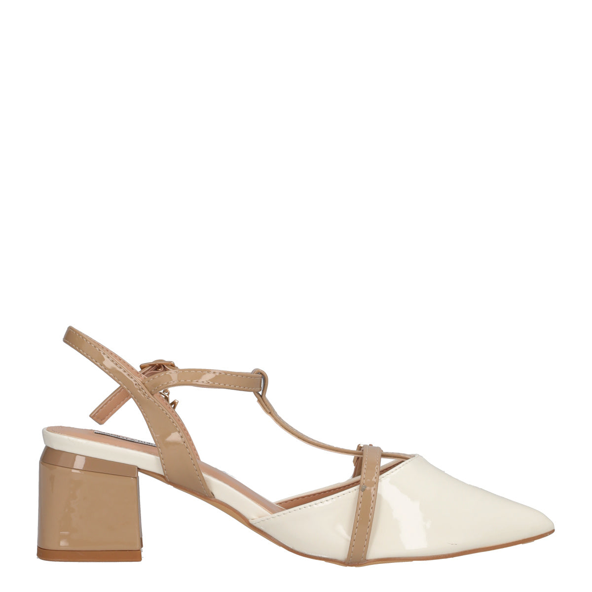 QUEEN Sandali con Tacco Donna Burro