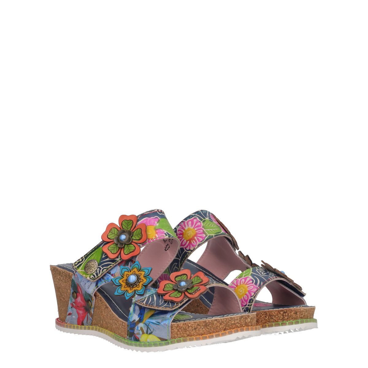 Ciabatte con Zeppa Donna Blu