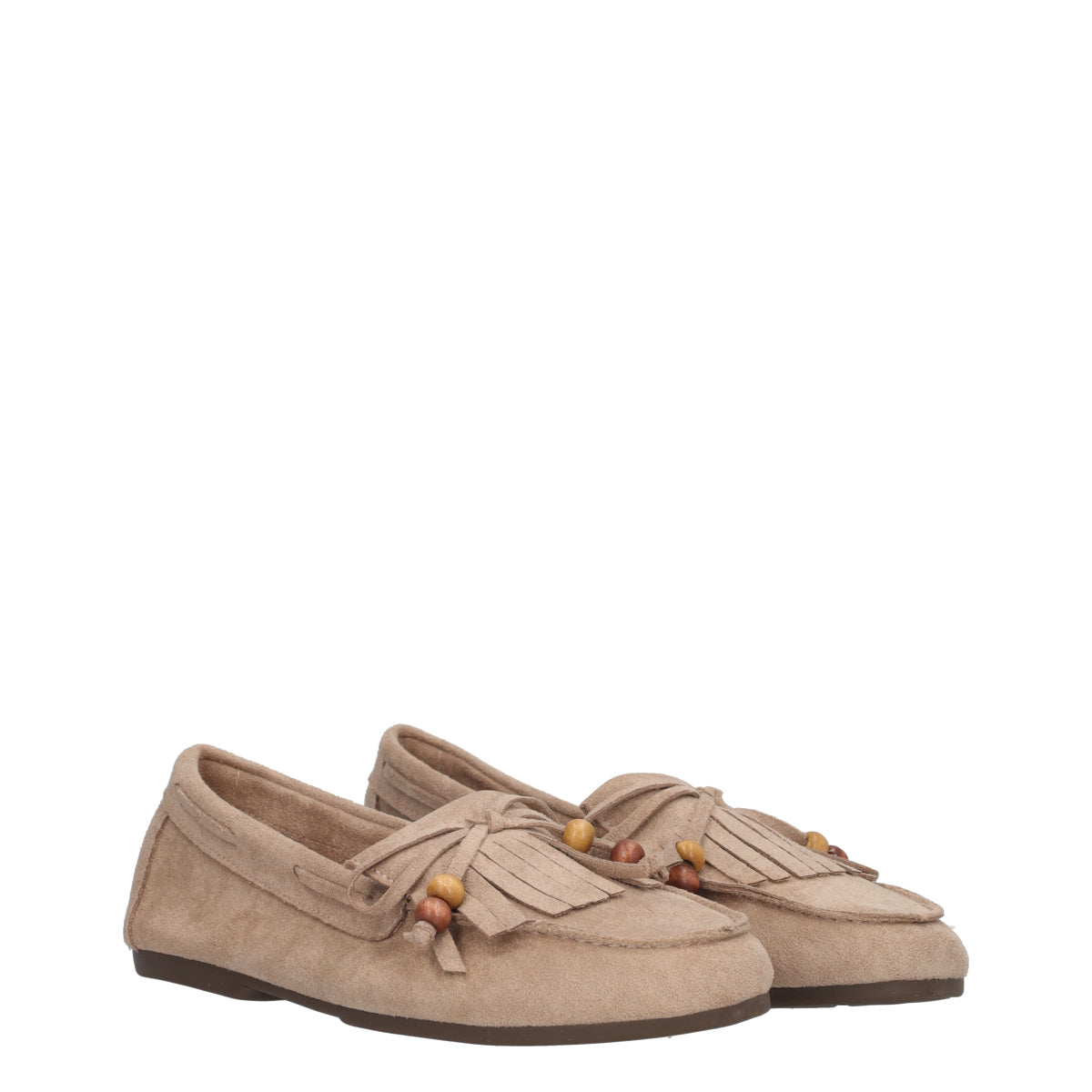 Mocassini Donna Beige