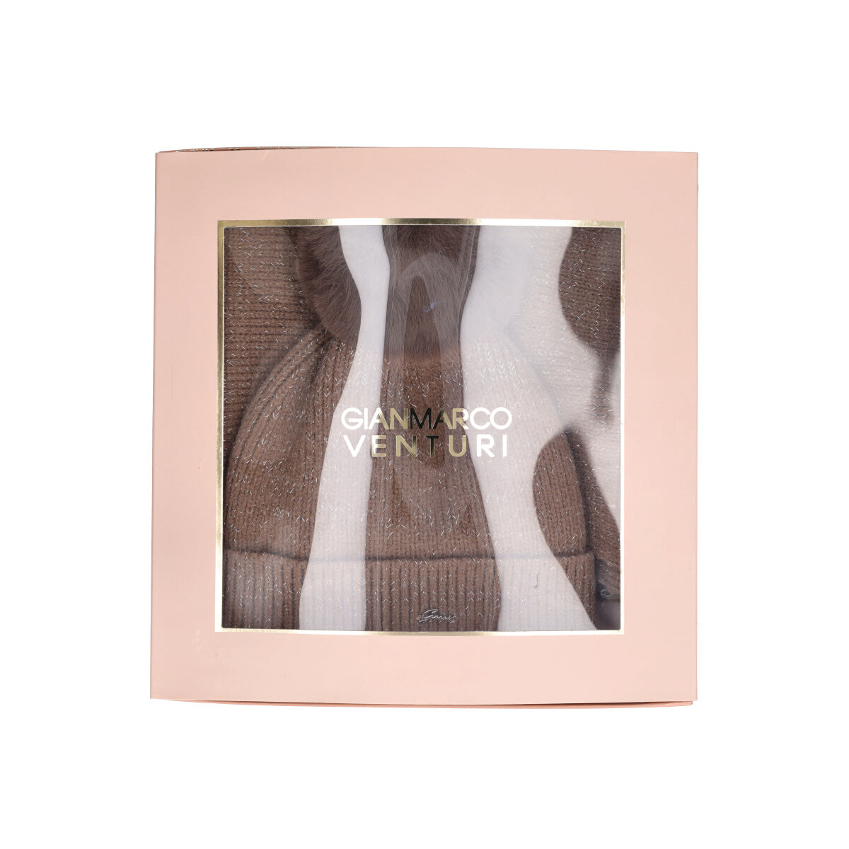 Set Cappello e Sciarpa Donna Taupe