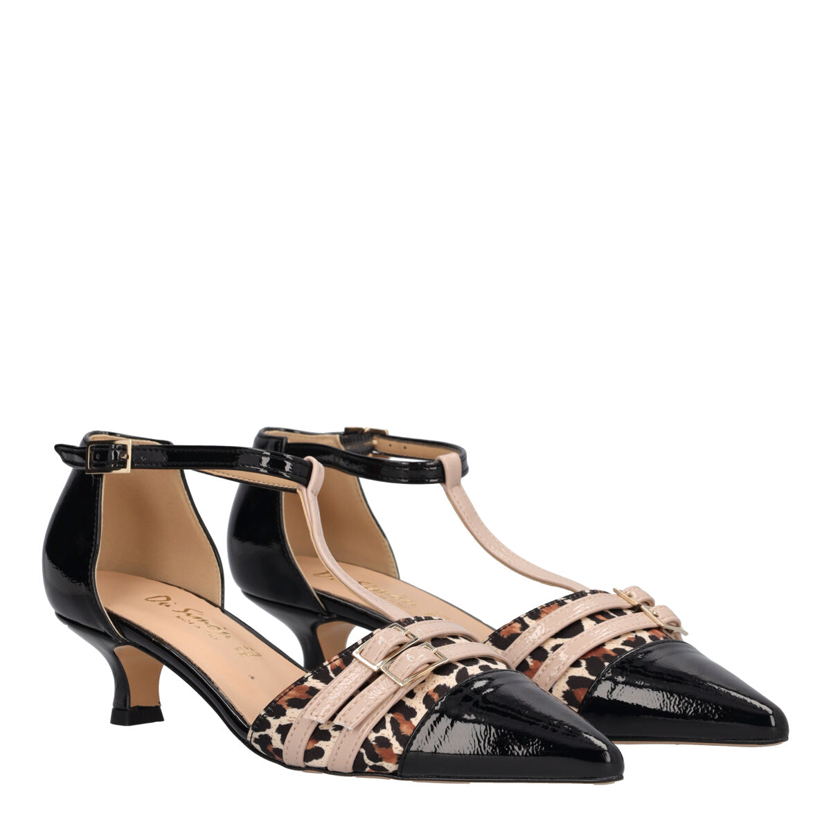 Sandalo Animalier tacco 4 cm