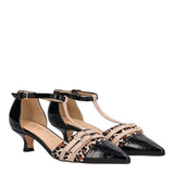 Sandalo Animalier tacco 4 cm