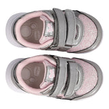 GLASS Sneakers Bambina Argento e Rosa