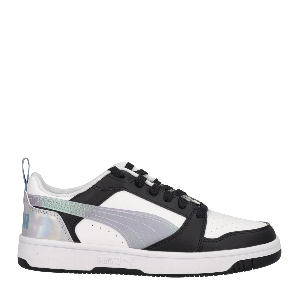 REBOUND V6 LO Sneakers Junior Lilla, Bianche e Nere