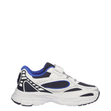 RT25 U PS LOW CUT Running Junior Bianche e Blu