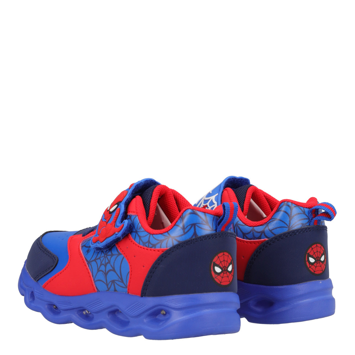 Sneakers Bambini Rosse e Blu - Spiderman con Luci