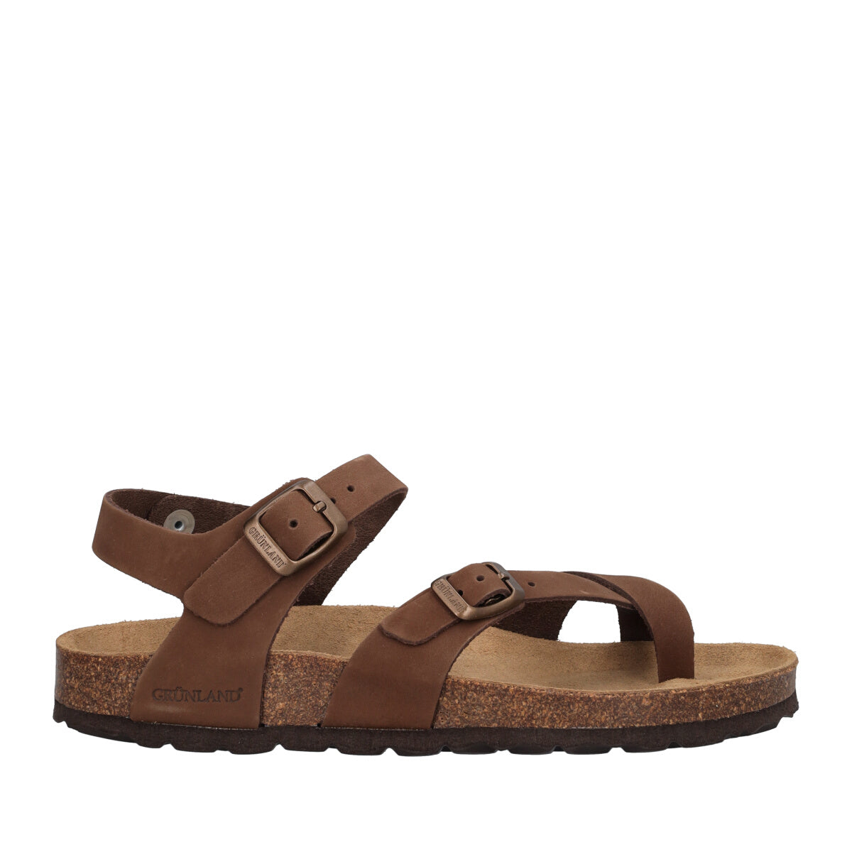 SARA Sandalo Infradito Donna Marrone