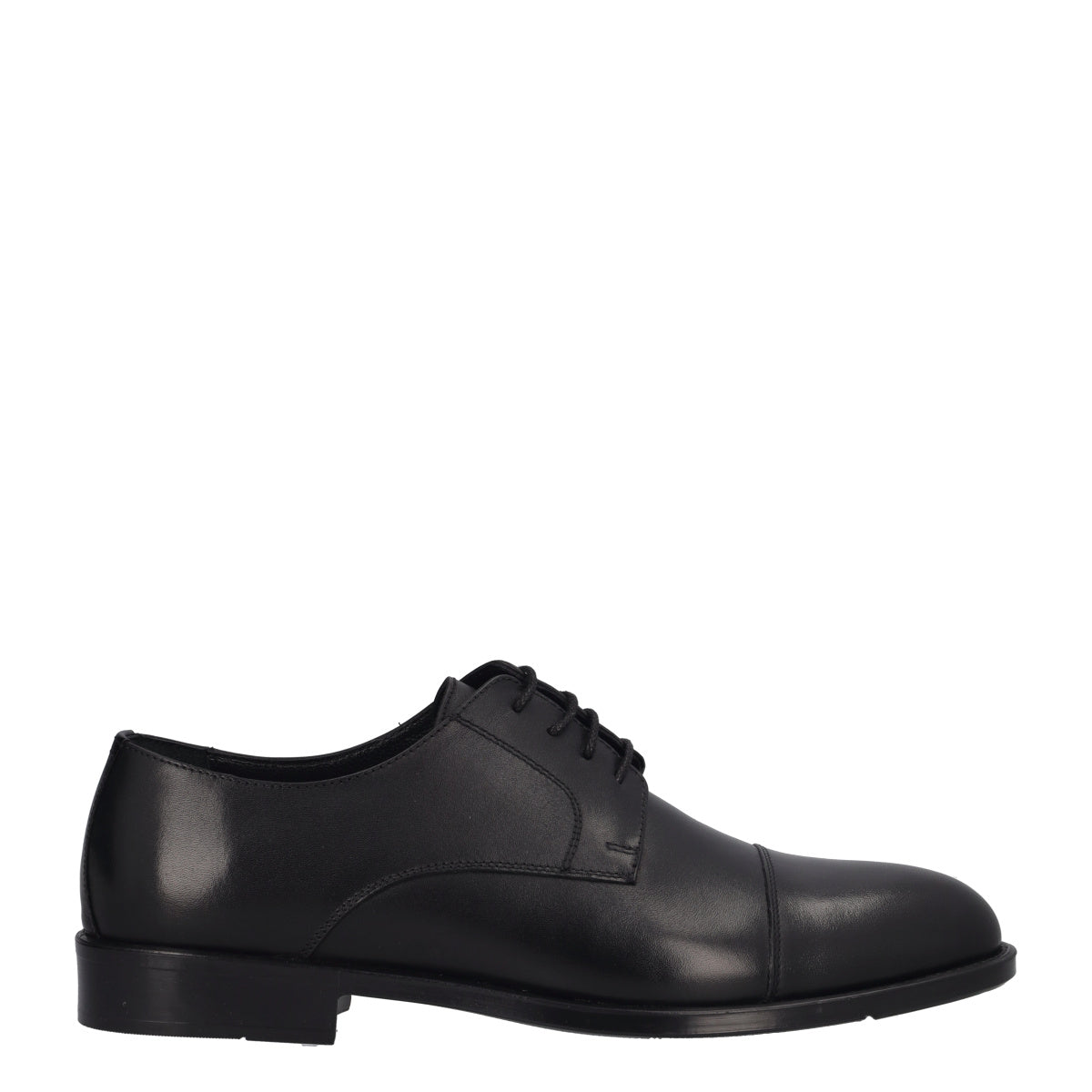 Stringate Uomo Nere in Pelle