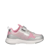 B&G SUPERMEGA Sneakers Bambina Argento e Rosa
