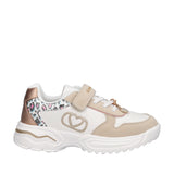 Sneakers Bambina Bianche e Beige