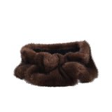 Fascia Capelli Donna Marrone