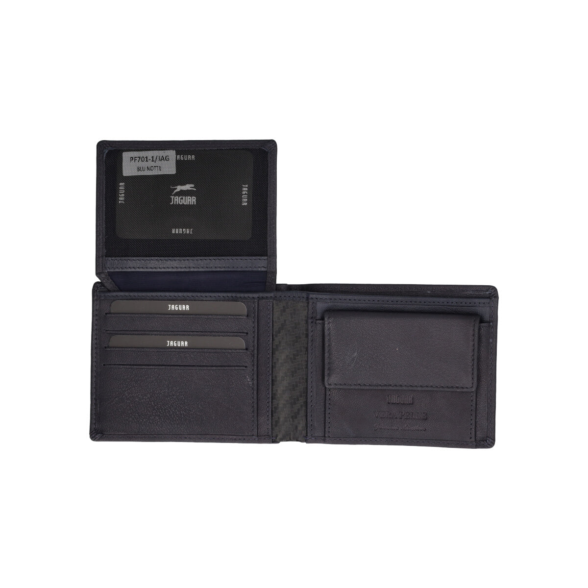 GIFT BOX - Cintura e Portafoglio Uomo Blu in Pelle