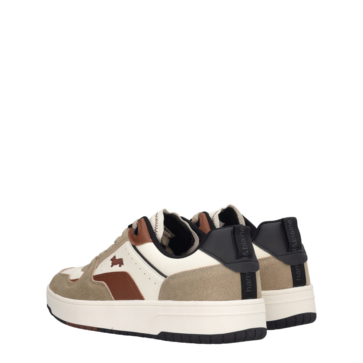 Sneakers Uomo Beige in Pelle
