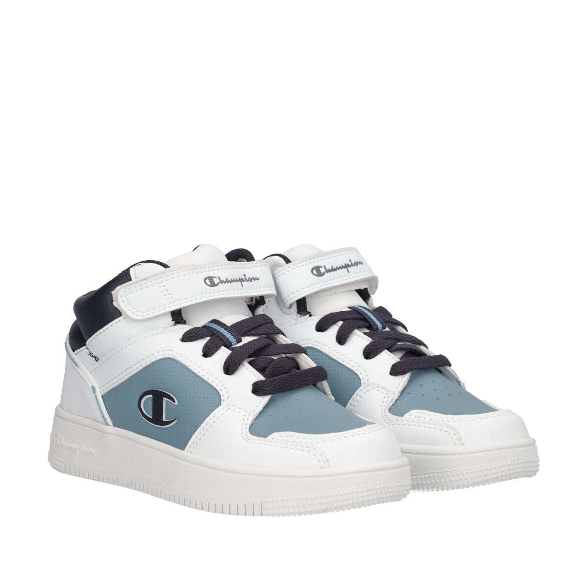 RD18 2.0 MID B PS MID CUT Sneakers Junior Bianche e Azzurre