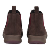 FLEXTRIDE Chelsea boot donna in camoscio marrone