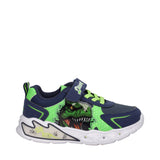 Sneakers Bambino Blu e Verde con Luci