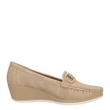 Mocassini Donna Beige