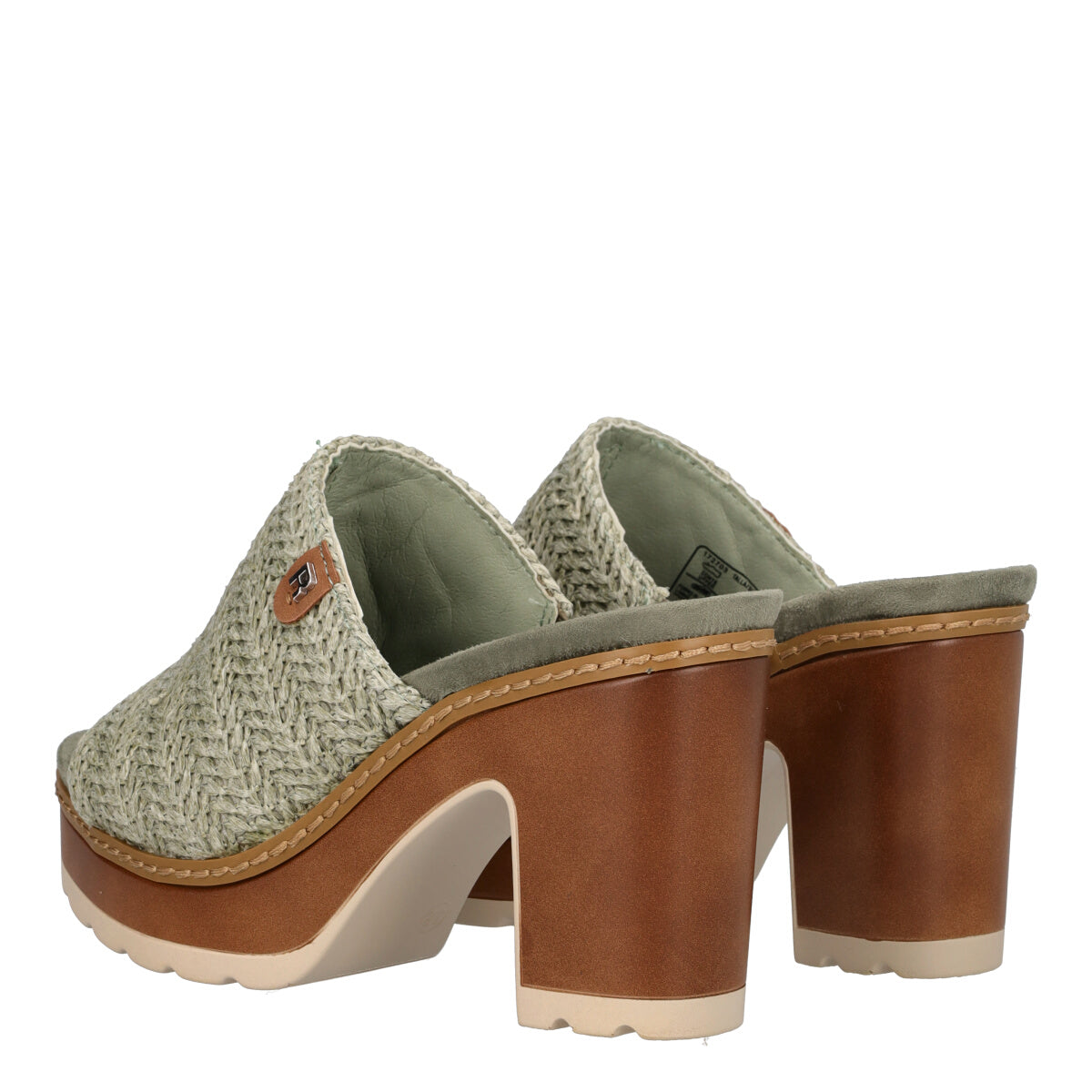 Sandalo con Tacco Donna Verde