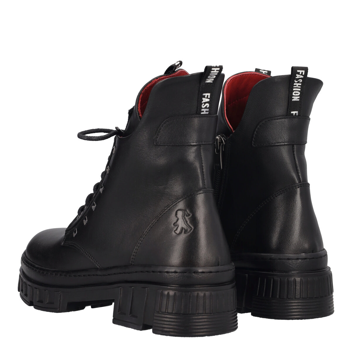 Anfibi Donna Neri e Rossi