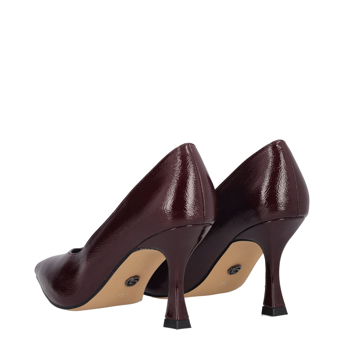 Decolleté Donna Bordeaux Vernice