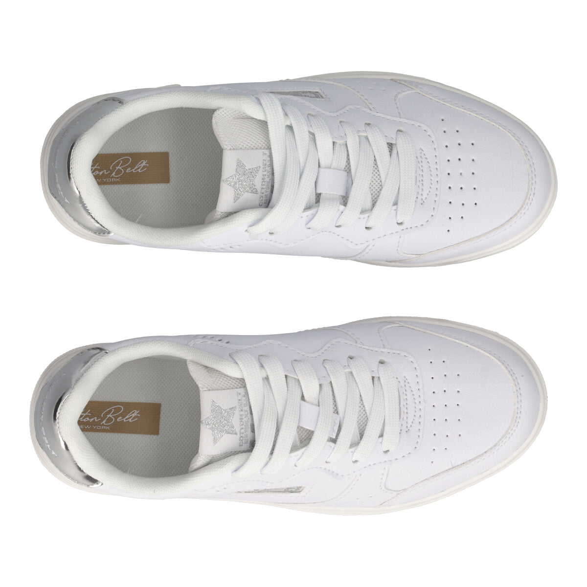 Sneakers Donna Bianche e Argento