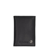 Porta carte Uomo Nero in Pelle